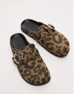 Beck clog in leopard print