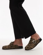 Beck clog in leopard print